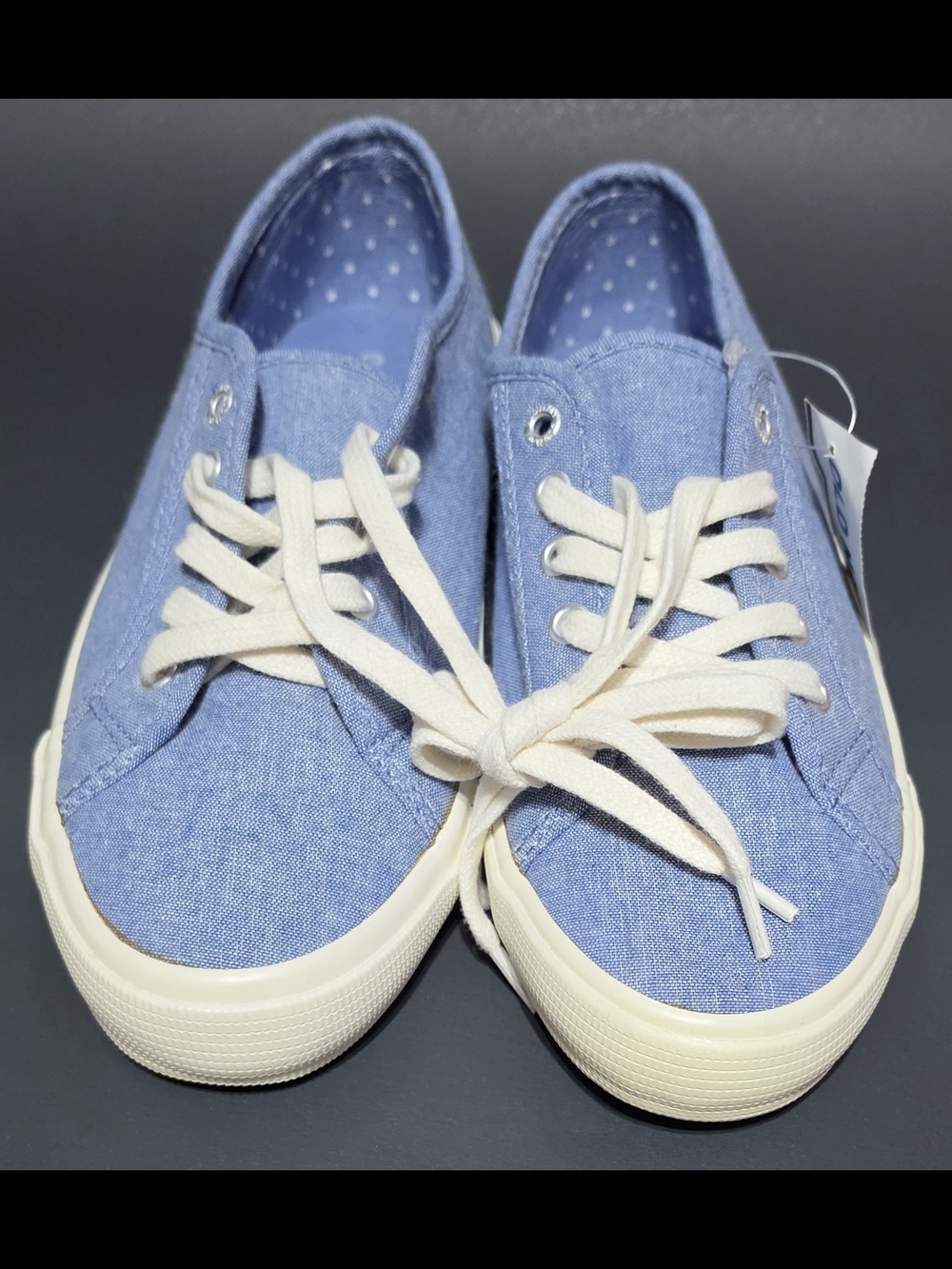 Old Navy Light Blue Canvas Sneakers NWT Size:7